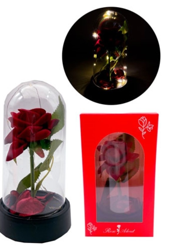 Rosa en Cúpula con LED